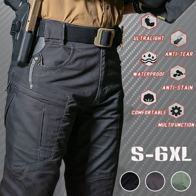 Breathable Waterproof Quick-Dry Men's Lightweight Tactical Cargo Pants