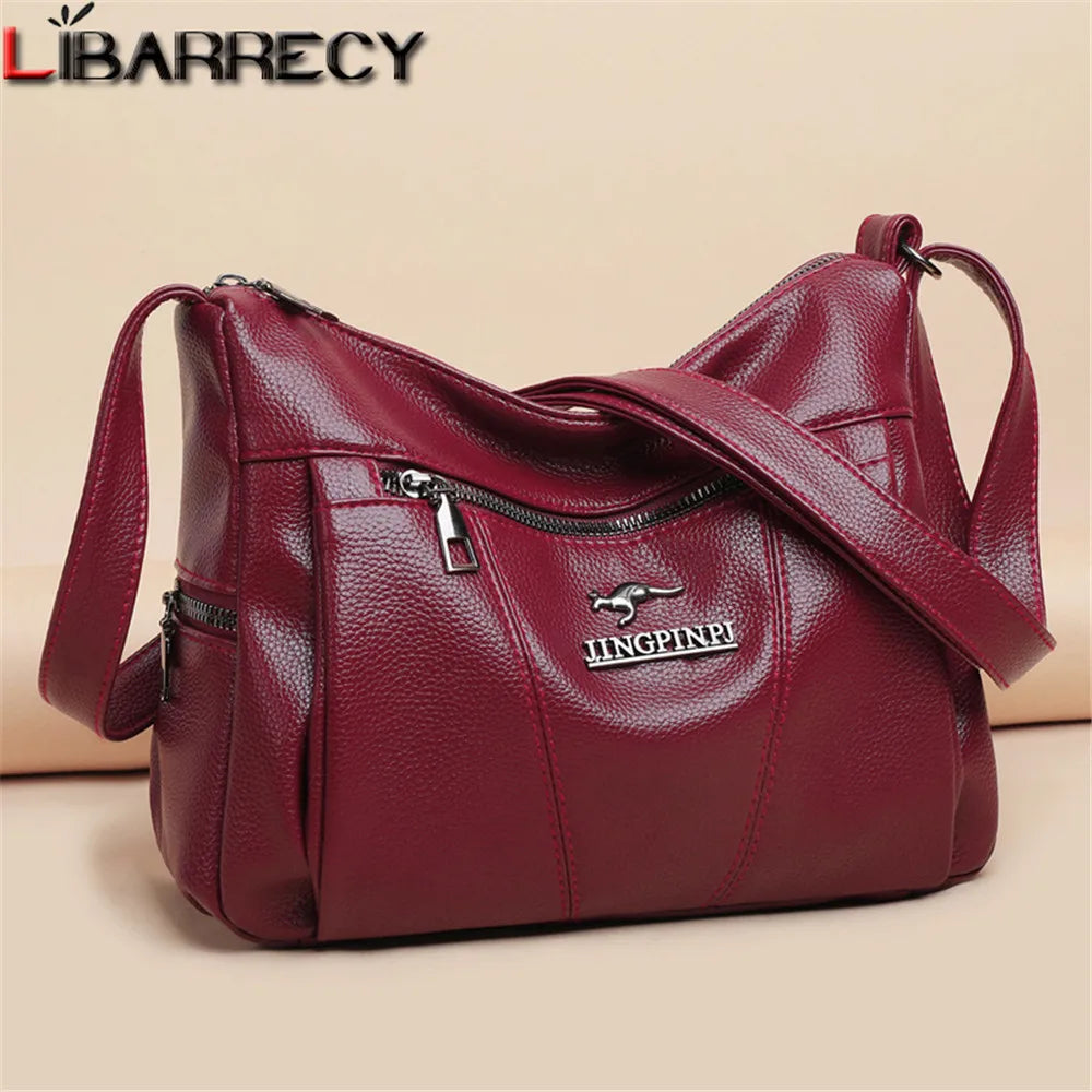 Flap Bag Leather Women Handbag – Fashionable & Functional Women's Bag