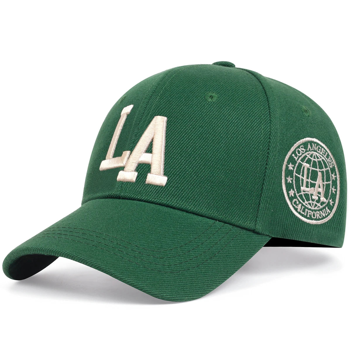 Unisex LA Embroidery Snapback Cap – Adjustable  Stylish Streetwear Hat