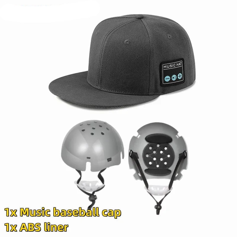 Bluetooth Baseball Cap with ABS Speaker & Mic – CE Smart Music Helmet Hat