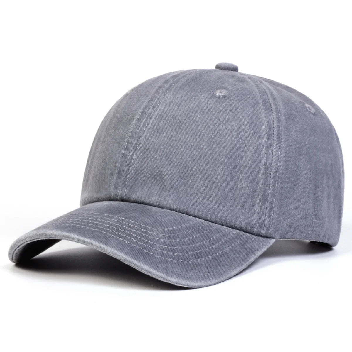 Light Wash Unisex Baseball Cap - Adjustable Casual Sun Hat