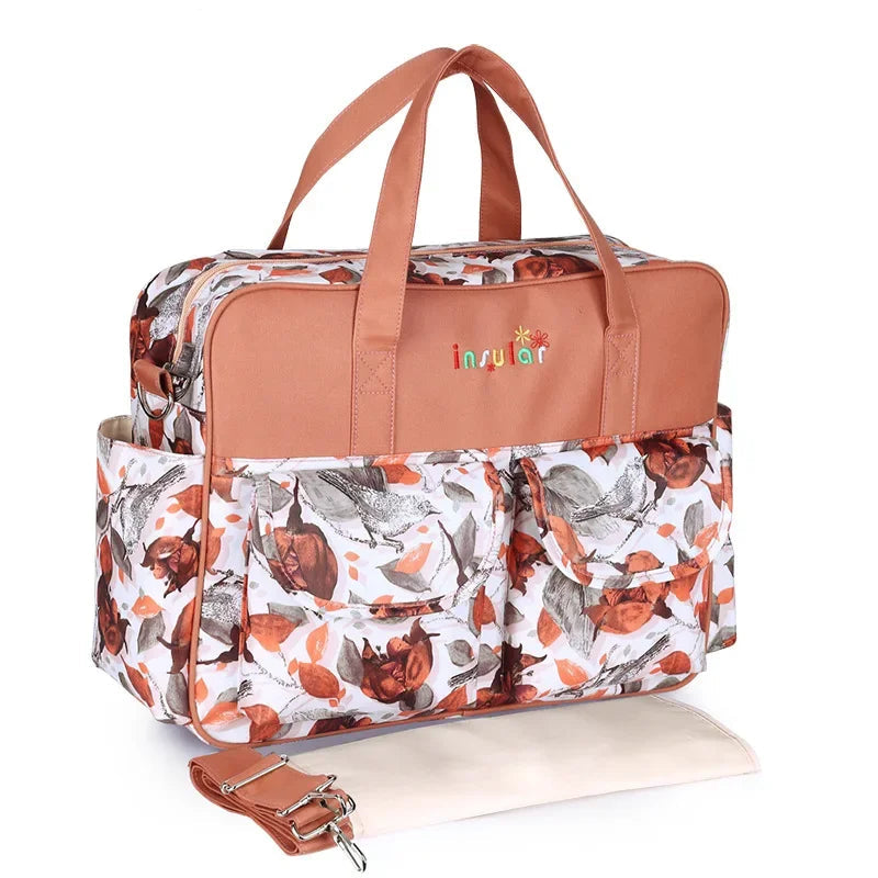 Insular Baby Diaper Bag: Fashion Nappy Stroller & Organizer Tote