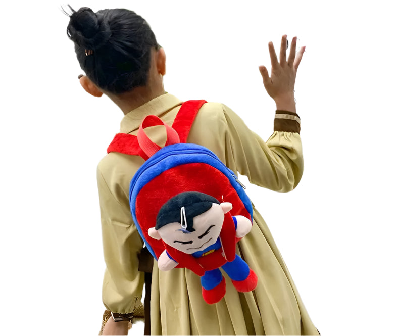 Marvel Superhero Backpack: Captain America & Spiderman Large Capacity