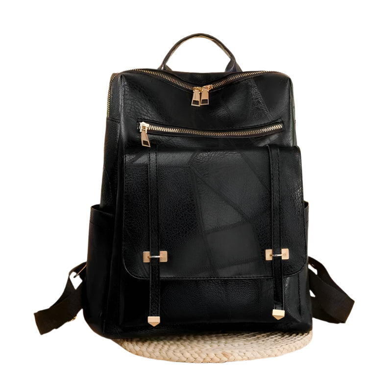 Vintage Leather Women’s Backpack – Fashionable Daily Commute & Travel Daypack