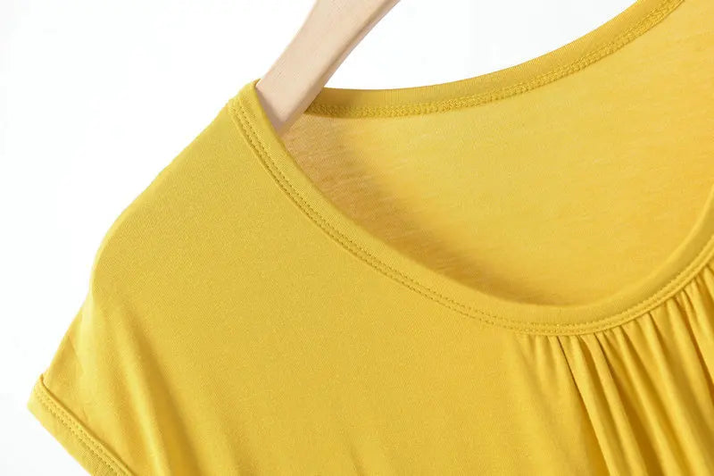 Plus size Modal Loose T-Shirt sleeveless solid color Casual Tank Tops XL to 8XL