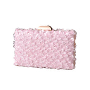 Sequin Women's Shoulder Bag - Blue Elegant Designer Wedding Clutch