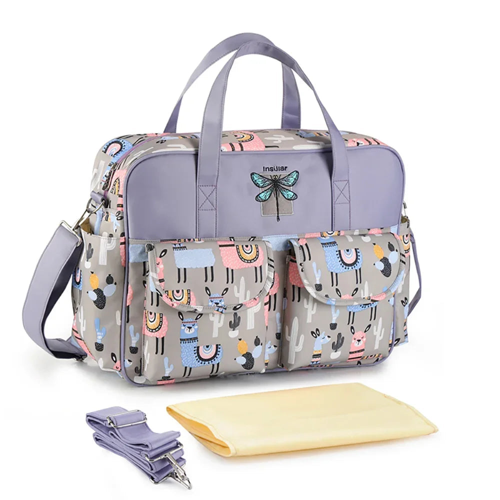Insular Baby Diaper Bag: Fashion Nappy Stroller & Organizer Tote