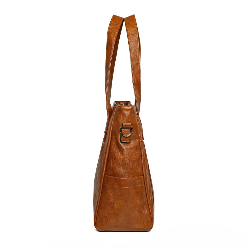3-Piece Women's PU Leather Shoulder Crossbody Handbags Set