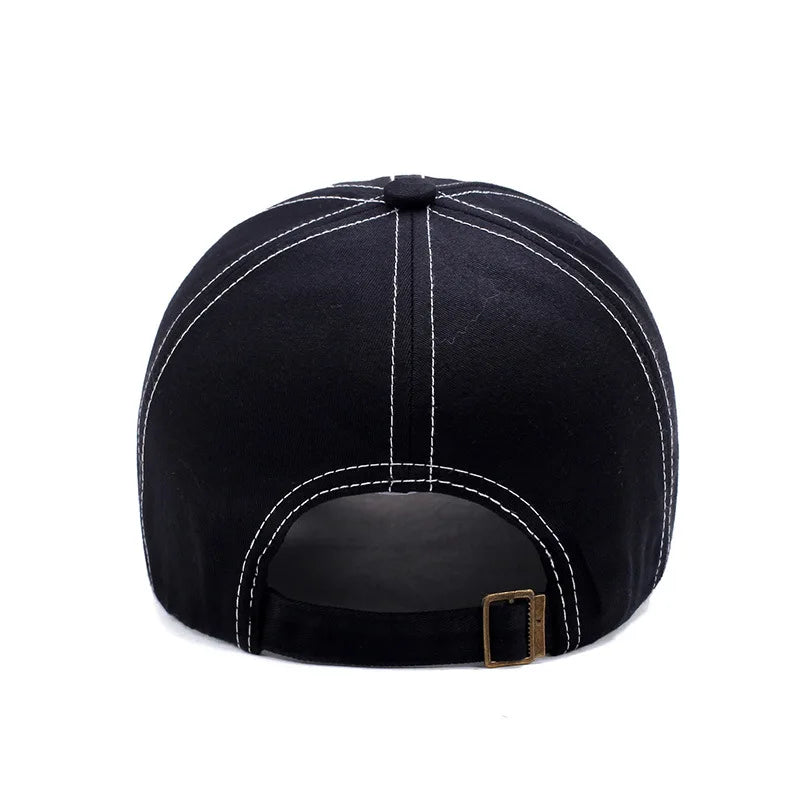 Unisex Baseball Cap: Eagle Embroidery, Korean Style, 4-Season Shade