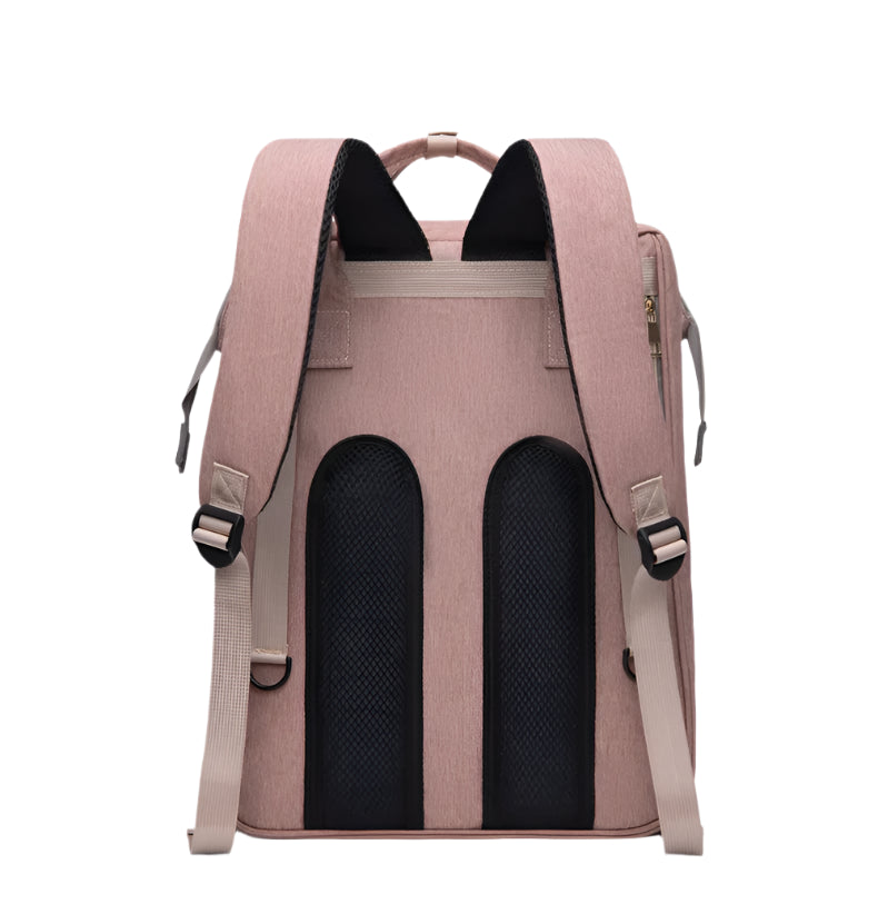 Folding Mommy Bag with Portable Crib – On-the-Go All-in-One Diaper Backpack