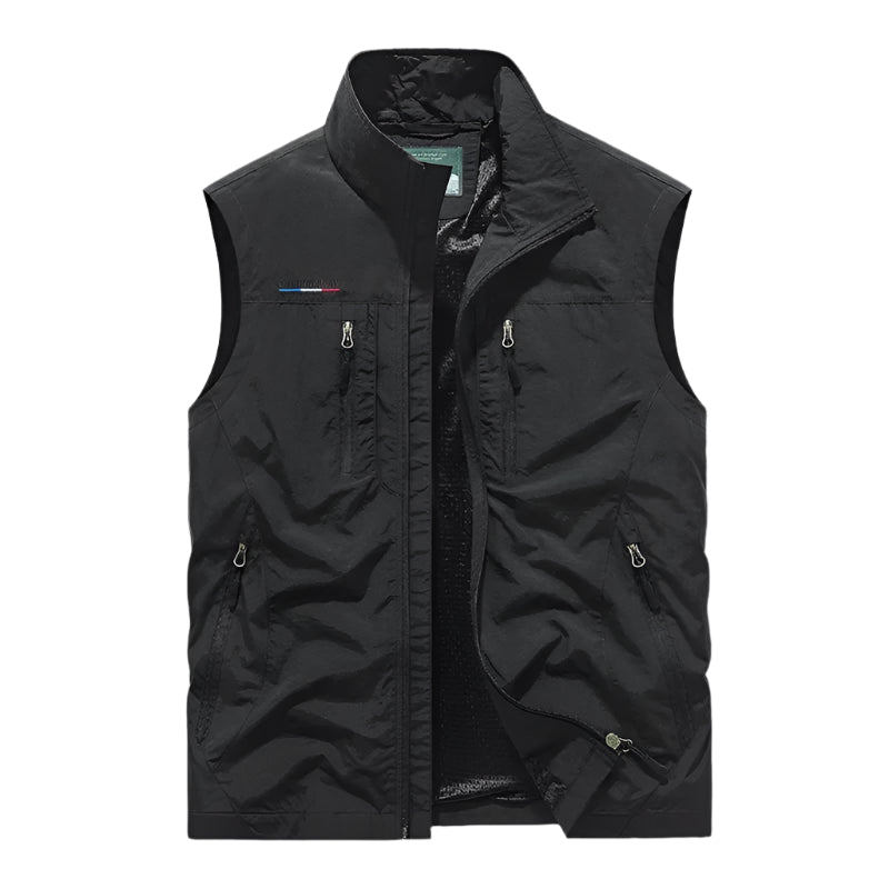 Men’s Multi-Pocket Fishing Vest – Breathable, Sleeveless, Outdoor Gear