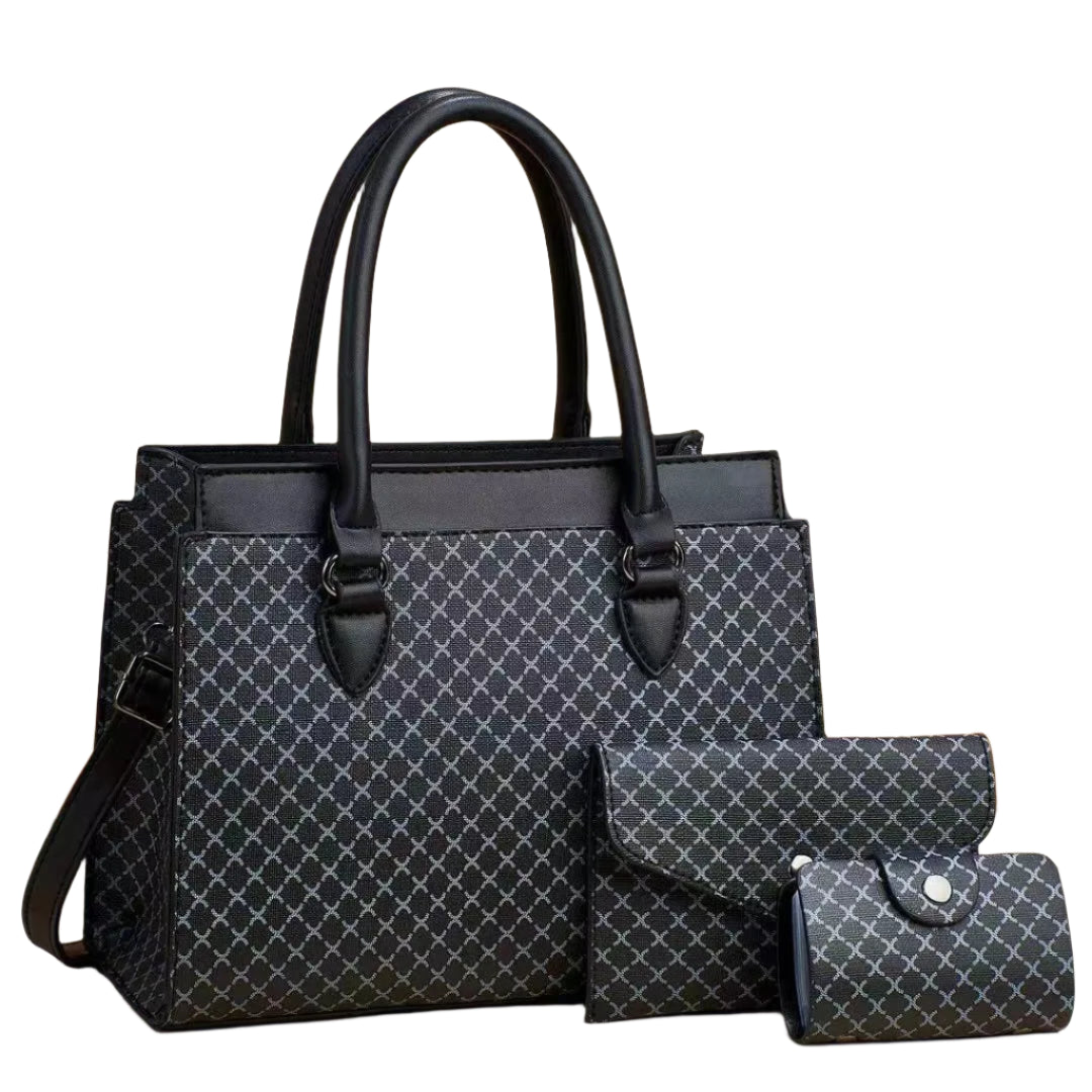 Color Block Retro Crossbody Tote – Women’s Large Capacity Handbag