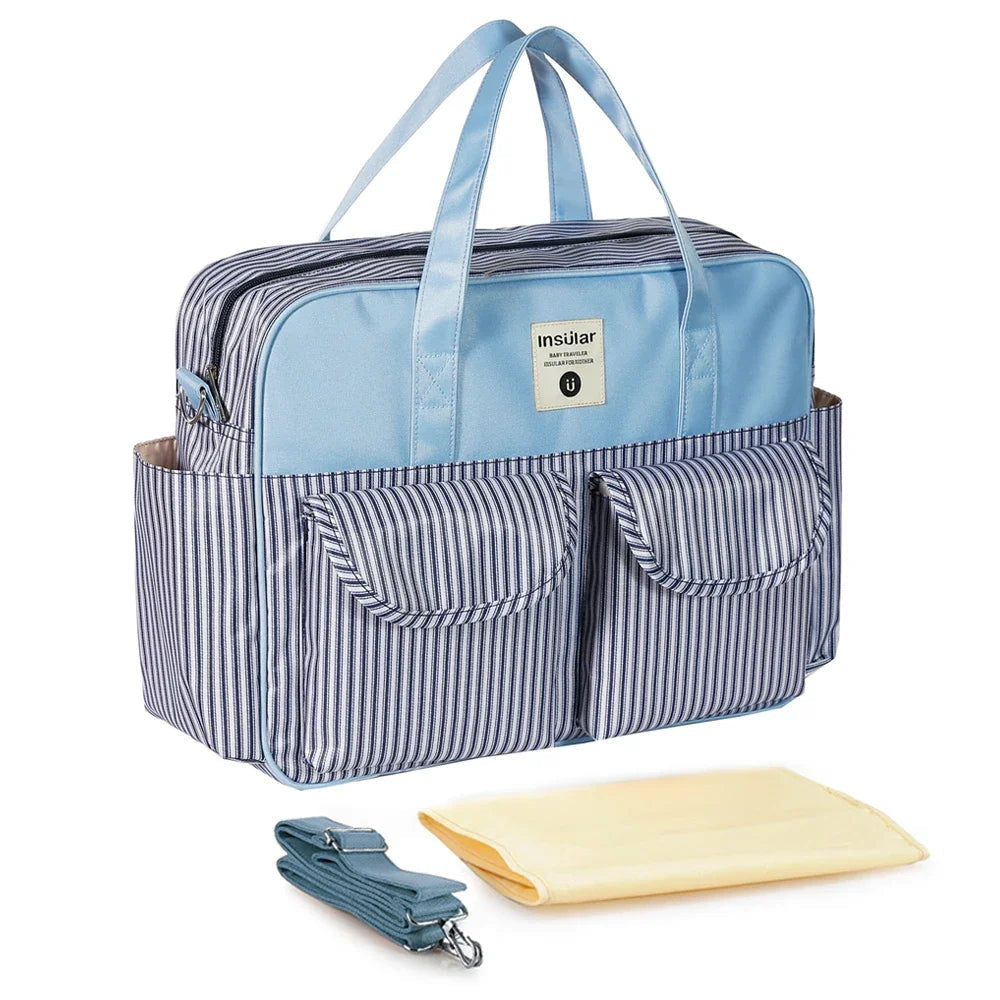 Insular Baby Diaper Bag: Fashion Nappy Stroller & Organizer Tote