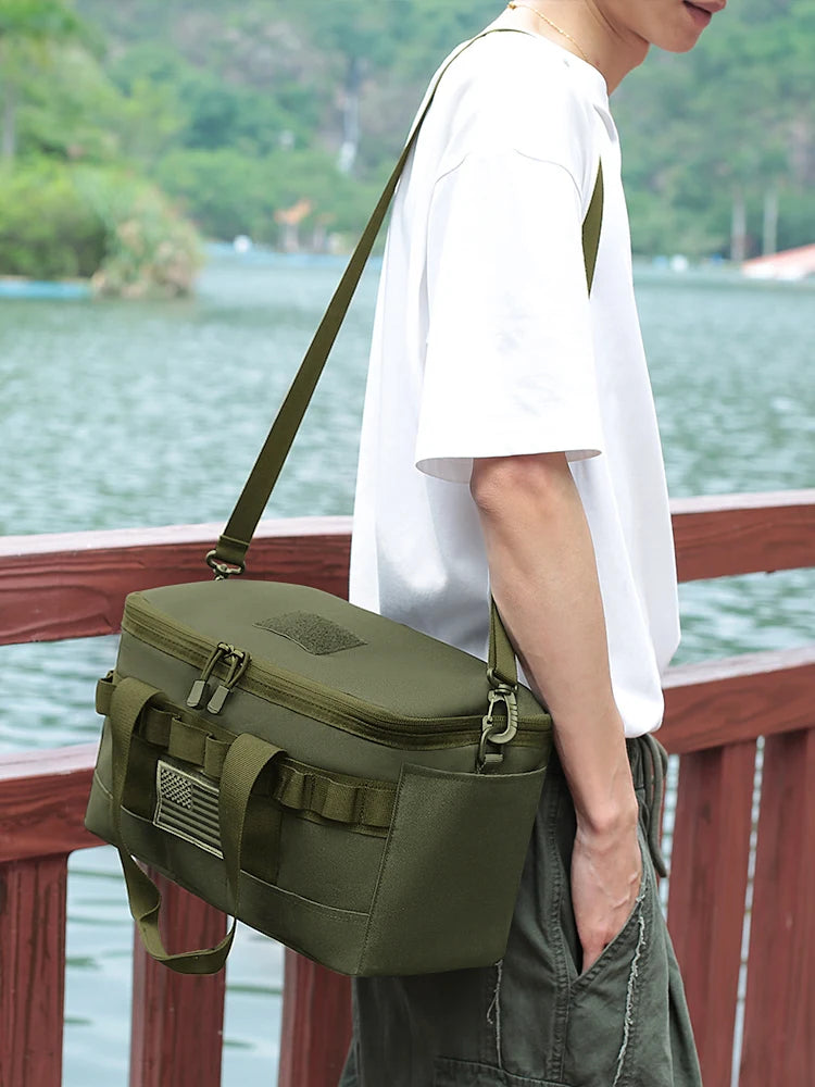 Outdoor Heavy Duty Large Capacity Thermal Cooler for Camping Lunch Bag