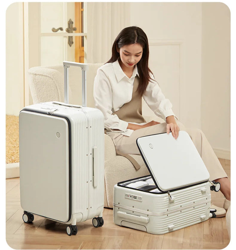 Hanke Spinner Rolling Luggage | PC Hard Shell Trolley with Lock