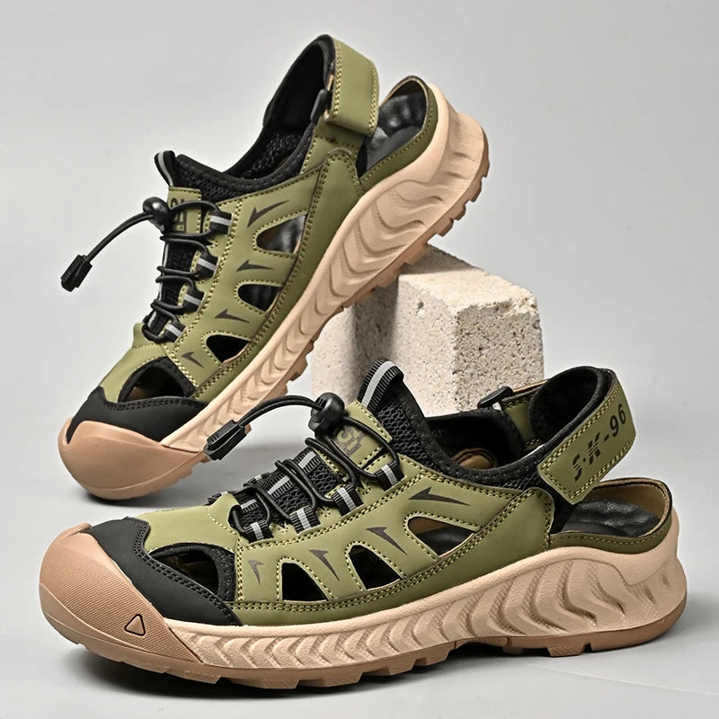 Men's Non-slip Outdoor Sandals - Breathable Beach & Wading Shoes