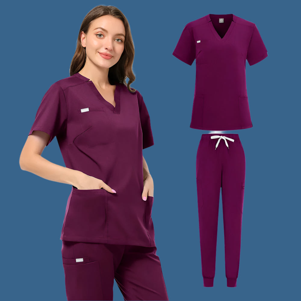 Operating Room Medical Scrubs Set: Unisex High-Quality Workwear