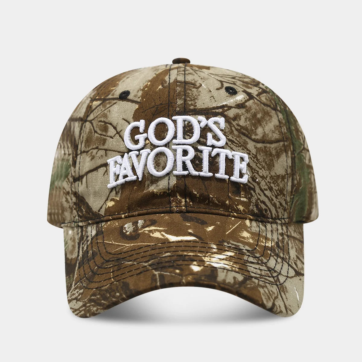 Rugged Vintage unisex American Retro Camouflage Embroidery Baseball Cap