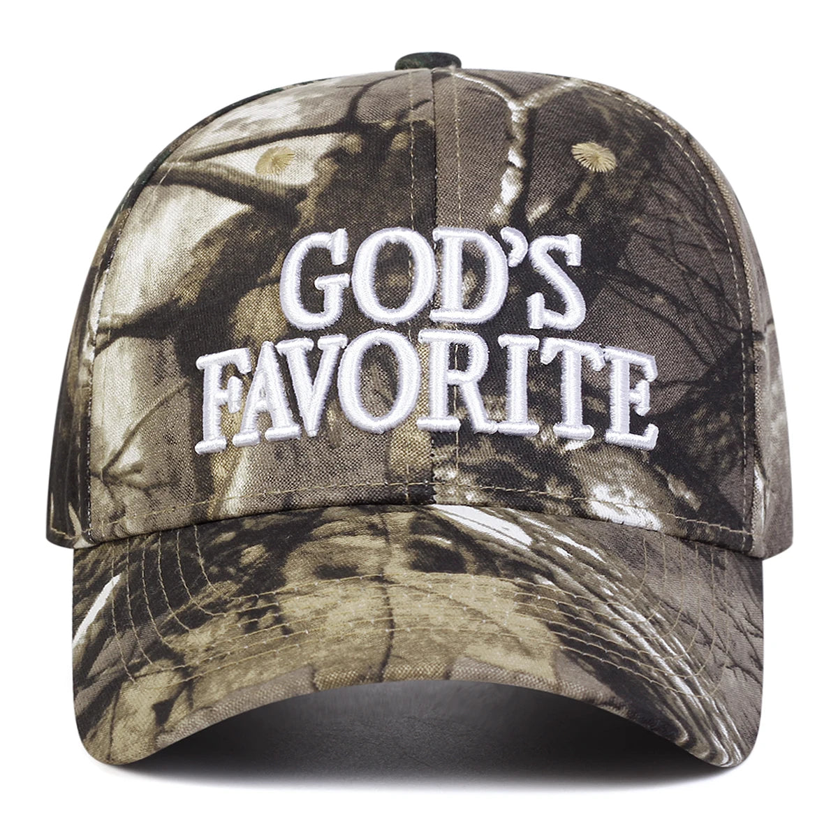 Unisex “GOD'S FAVORITE” Embroidered Baseball Cap – Adjustable Casual Hat