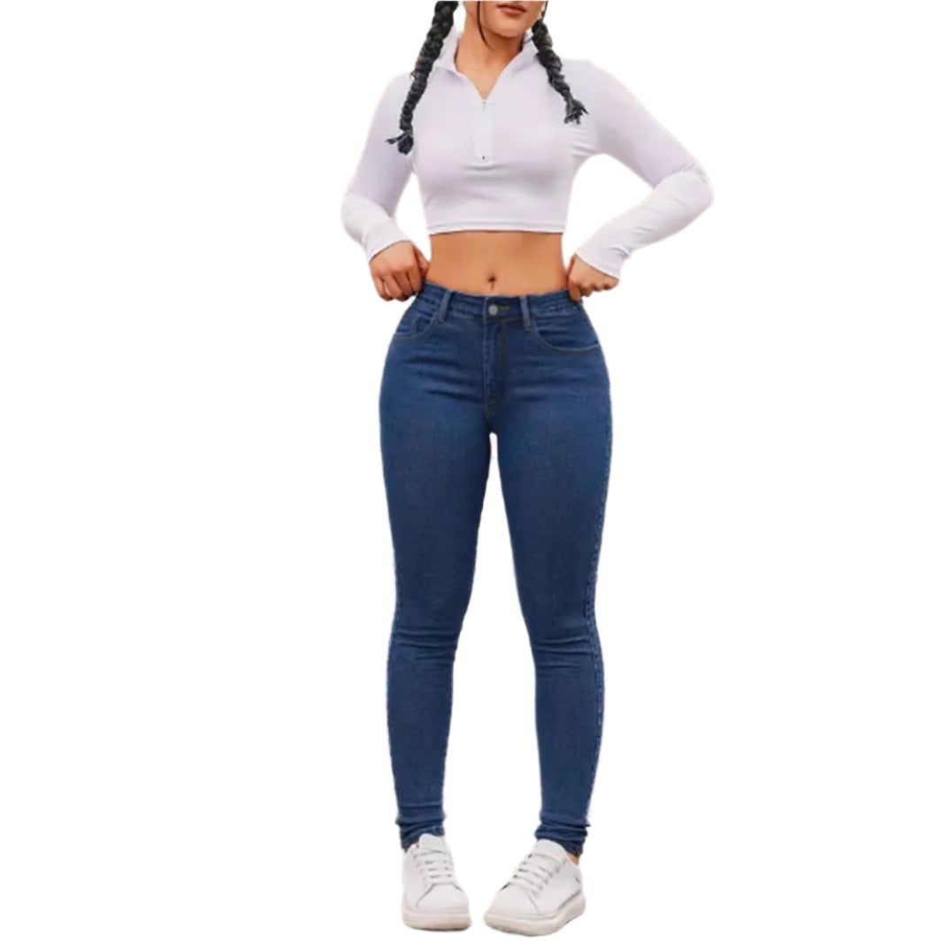 Women's Skinny Stretch Ankle Jeans - Simple Casual All Seasons