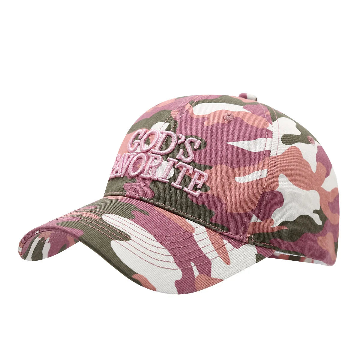Rugged Vintage unisex American Retro Camouflage Embroidery Baseball Cap