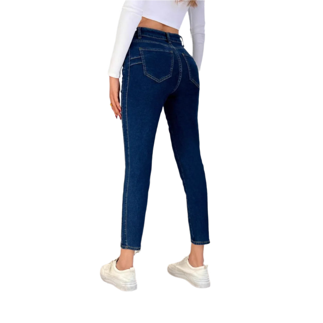 Women's Skinny Stretch Ankle Jeans - Simple Casual All Seasons