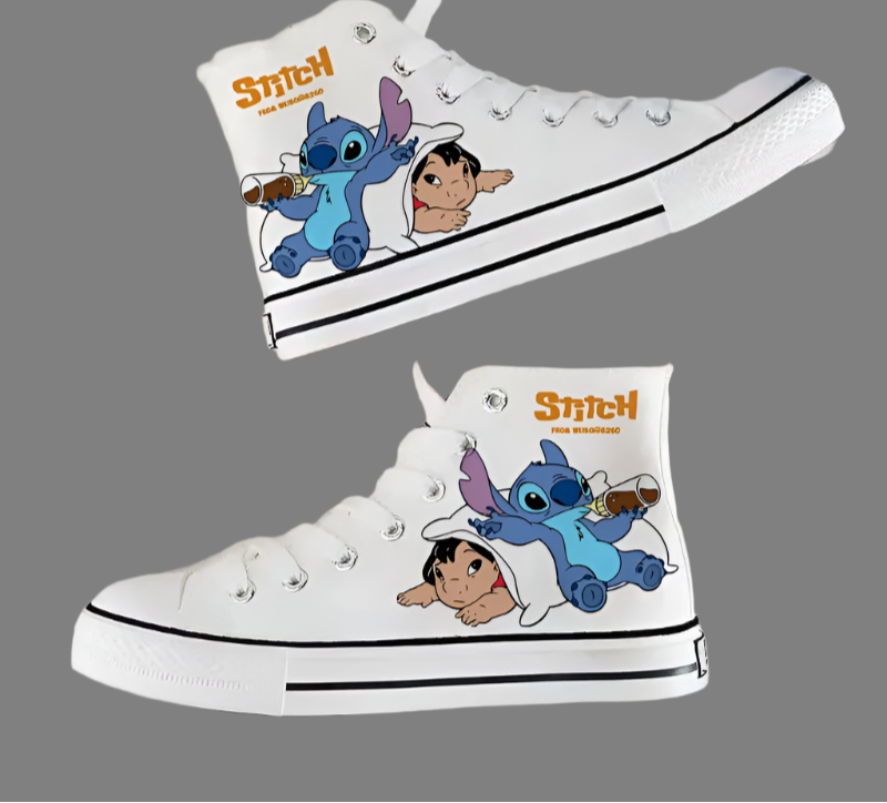 New Disney Canvas Shoes - Lilo & Stitch Buzz Lightyear Waterproof
