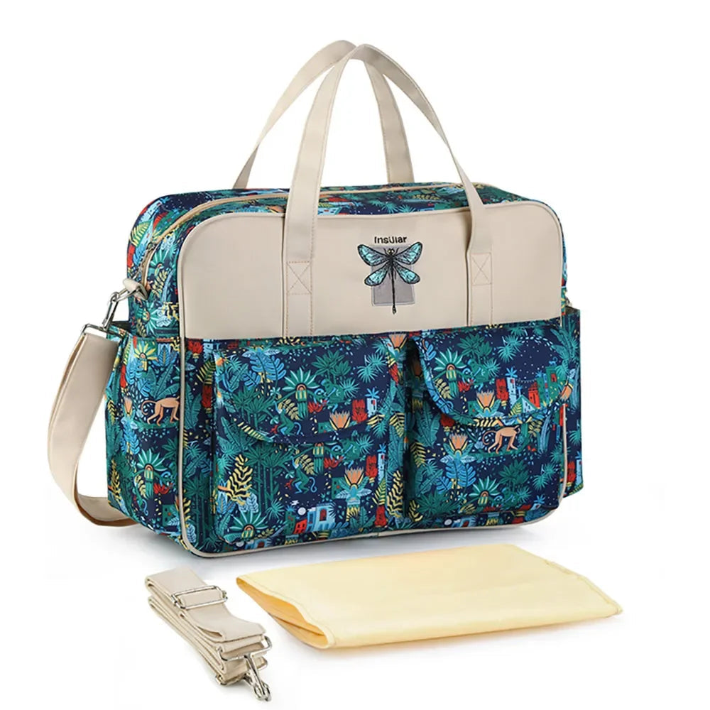 Insular Baby Diaper Bag: Fashion Nappy Stroller & Organizer Tote