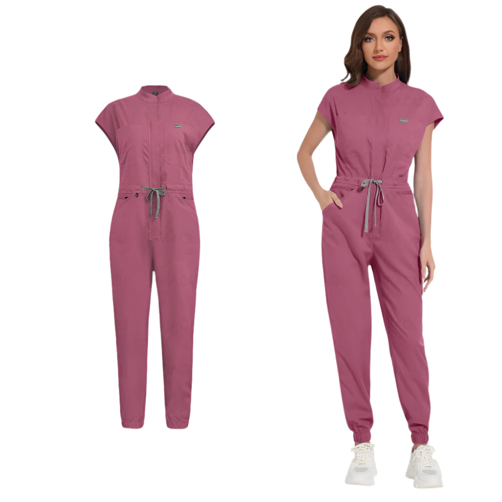 Unisex Medical Jumpsuit Uniform - Scrubs Overalls for Clinic & Spa