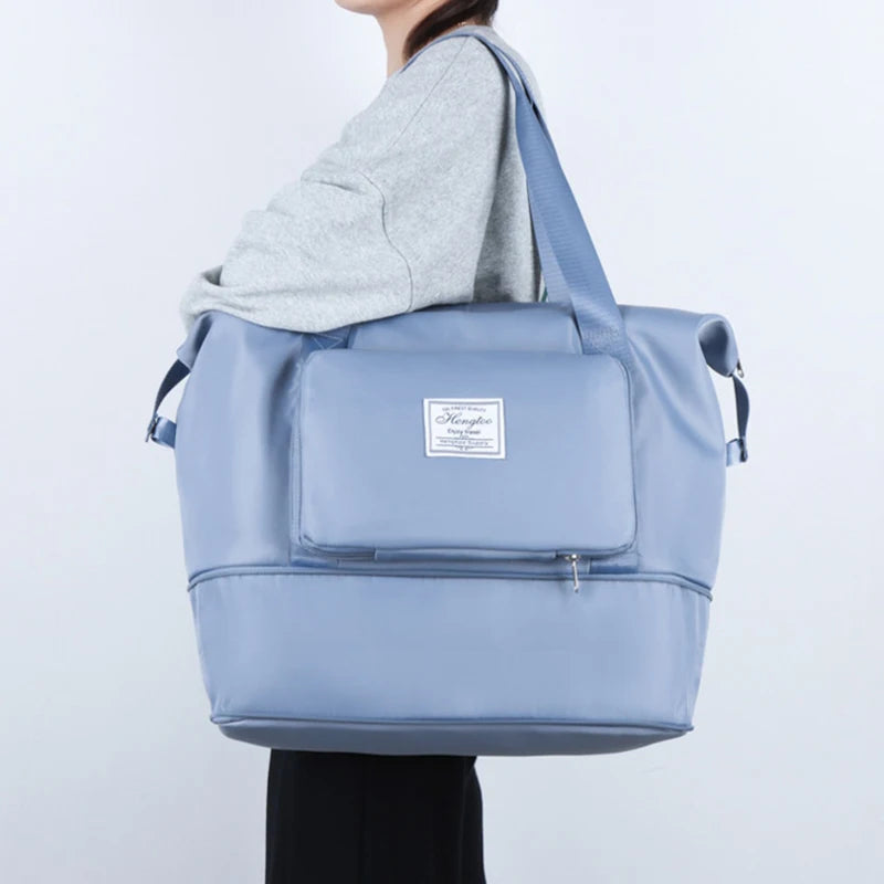Large Capacity Portable Unisex Waterproof Travel Unisex Duffel Crossbody Bag