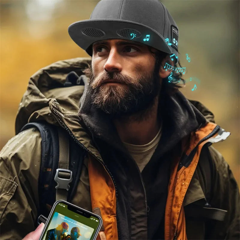 Bluetooth Baseball Cap with ABS Speaker & Mic – CE Smart Music Helmet Hat