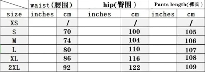 Women's Y2K Loose Straight Jeans - High Waist Ankle Length Denim-Look Chart
