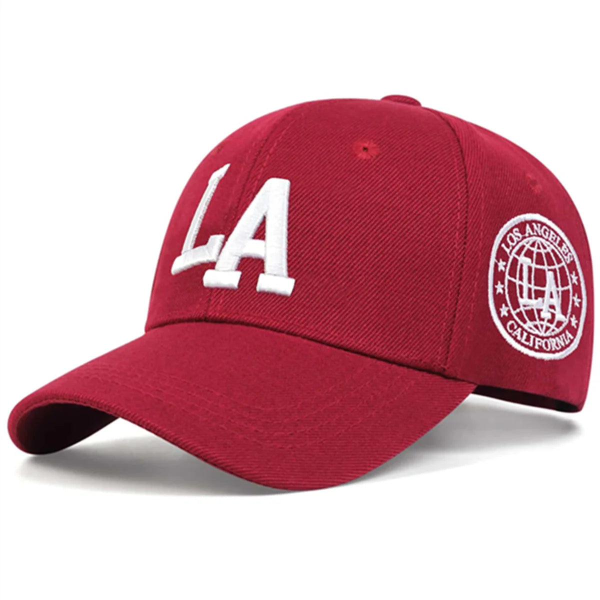 Unisex LA Embroidery Snapback Cap – Adjustable  Stylish Streetwear Hat