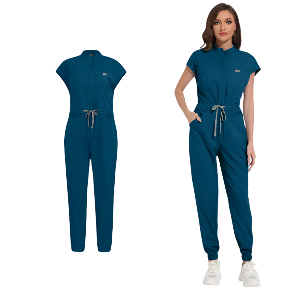 Unisex Medical Jumpsuit Uniform - Scrubs Overalls for Clinic & Spa
