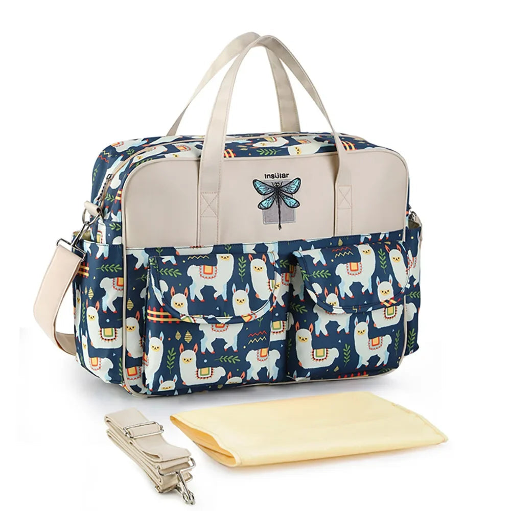 Insular Baby Diaper Bag: Fashion Nappy Stroller & Organizer Tote