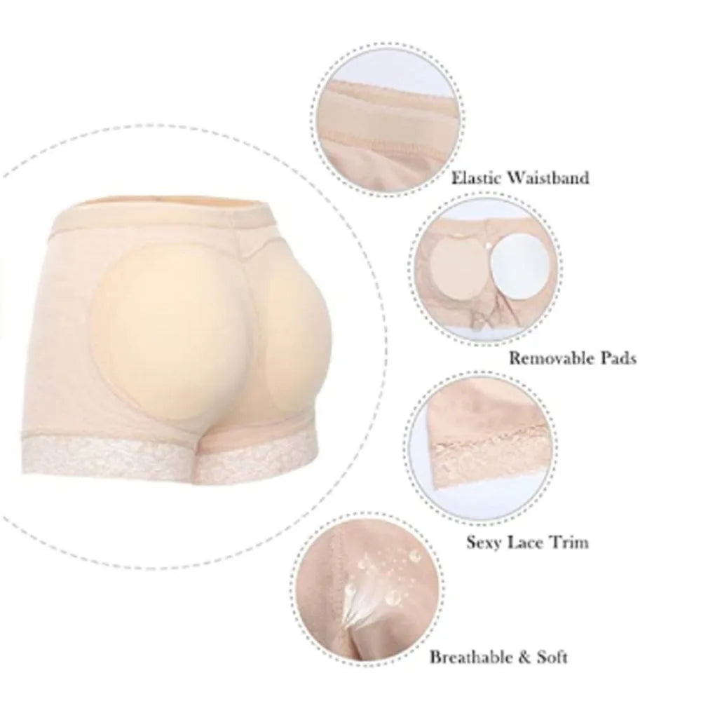 Breathable Oversize Butt Lifter Panties – Soft Push-Up Cotton Fit