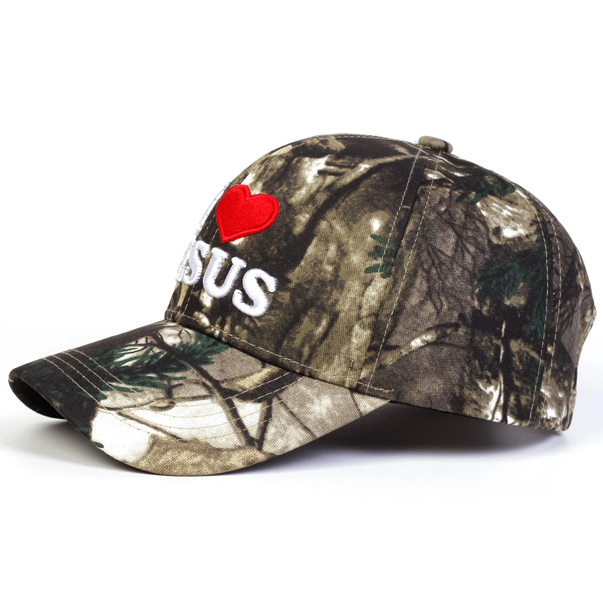 I LOVE JESUS" Embroidery Baseball Cap – Adjustable Unisex Casual Hat