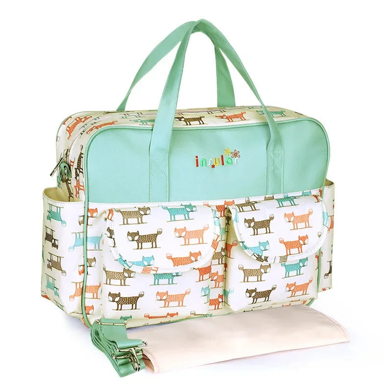 Insular Baby Diaper Bag: Fashion Nappy Stroller & Organizer Tote