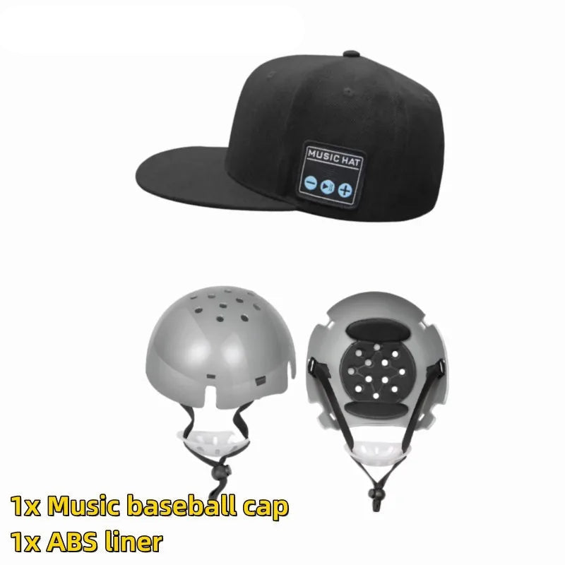 Bluetooth Baseball Cap with ABS Speaker & Mic – CE Smart Music Helmet Hat