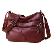 Women's Vintage Handbags and Purses - Retro Design Soft Leather Crossbody Bags - JVMCL