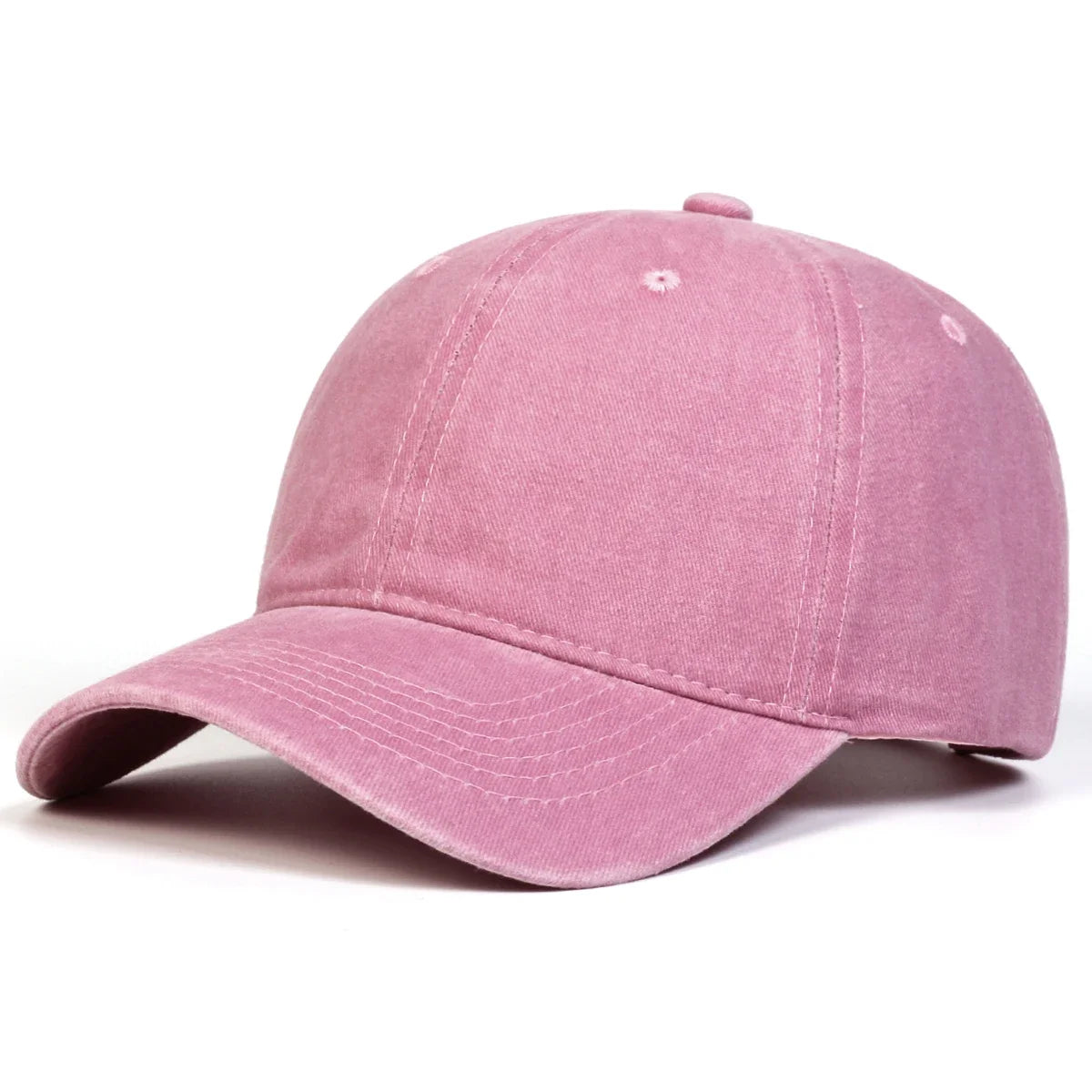 Light Wash Unisex Baseball Cap - Adjustable Casual Sun Hat