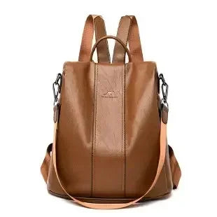 Vintage Leather Women’s Backpack – Fashionable Daily Commute & Travel Daypack
