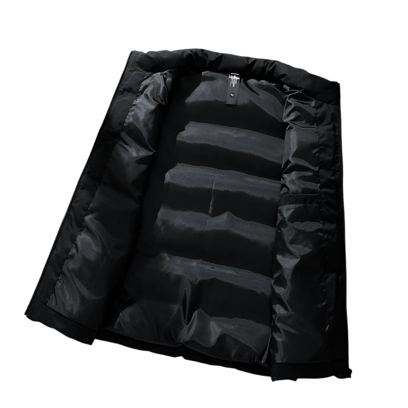 Men's Warm Winter Vest Jacket - Padded Sleeveless Coat