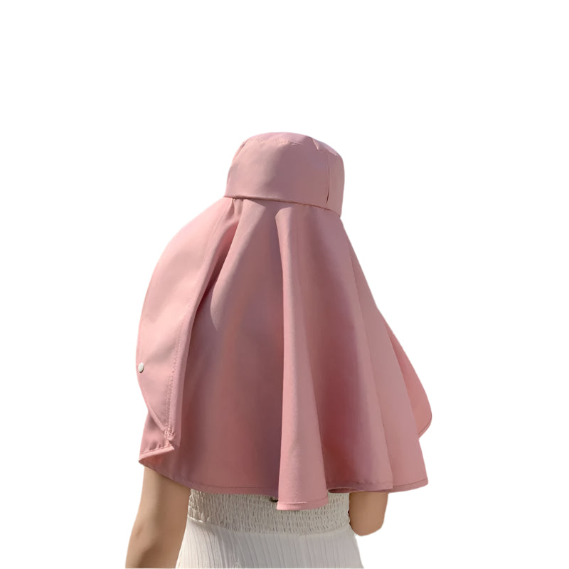 Women's Sun Protection Hat: Large Brim UV Face & Neck Cover