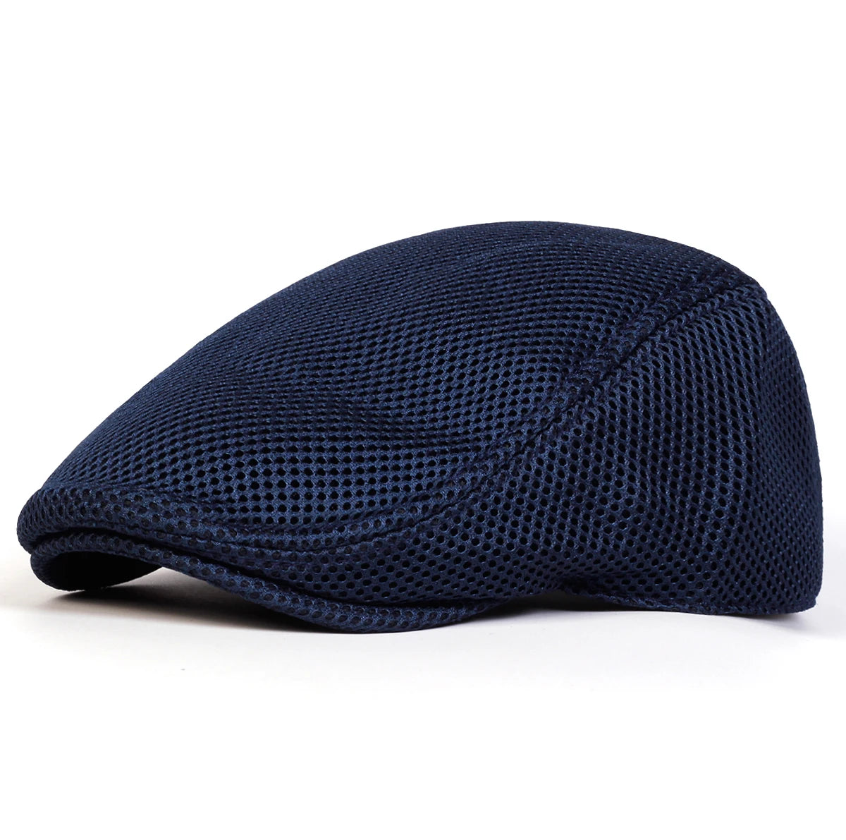 Men's Mesh Breathable Newsboy Cap – British Painter Flat Beret Hat