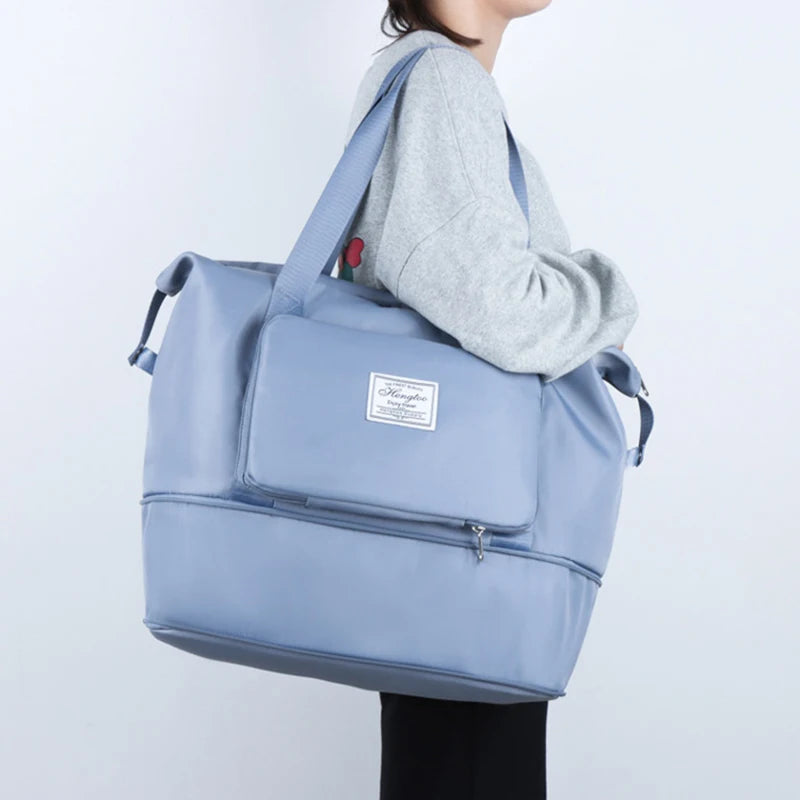 Large Capacity Portable Unisex Waterproof Travel Unisex Duffel Crossbody Bag