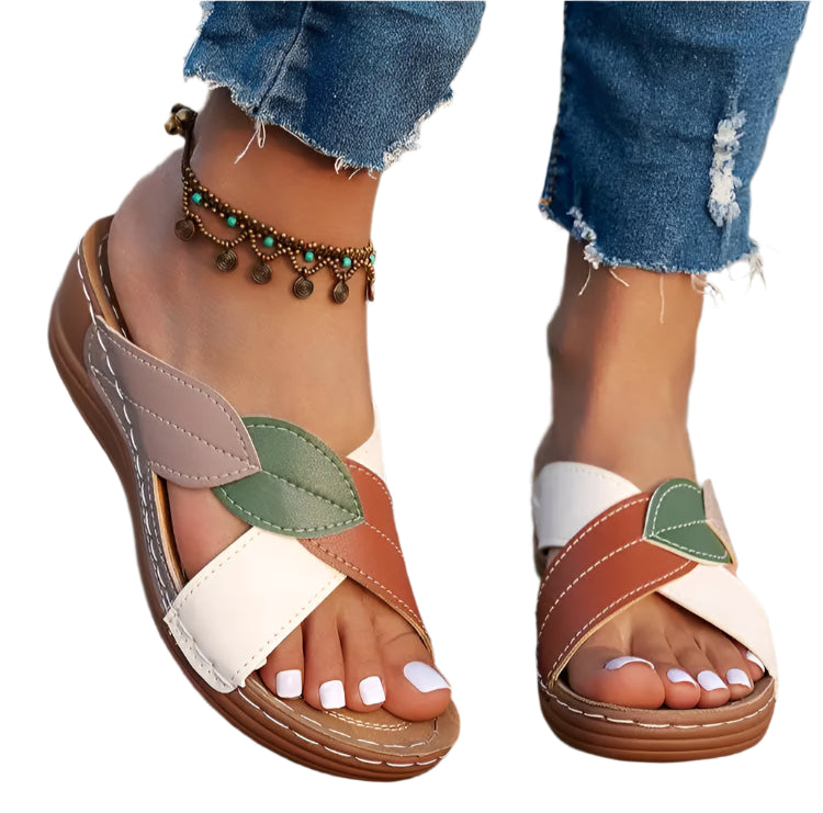 Comfortable Wedge Heel Sandals - Summer Women's Heeled Slippers