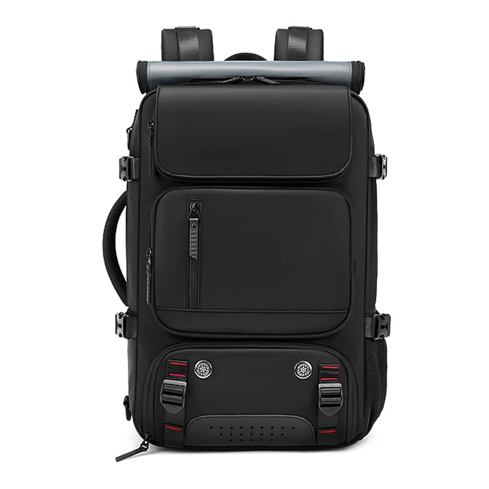 Large Travel Backpack: USB Charging, Waterproof, Shoe Compartment