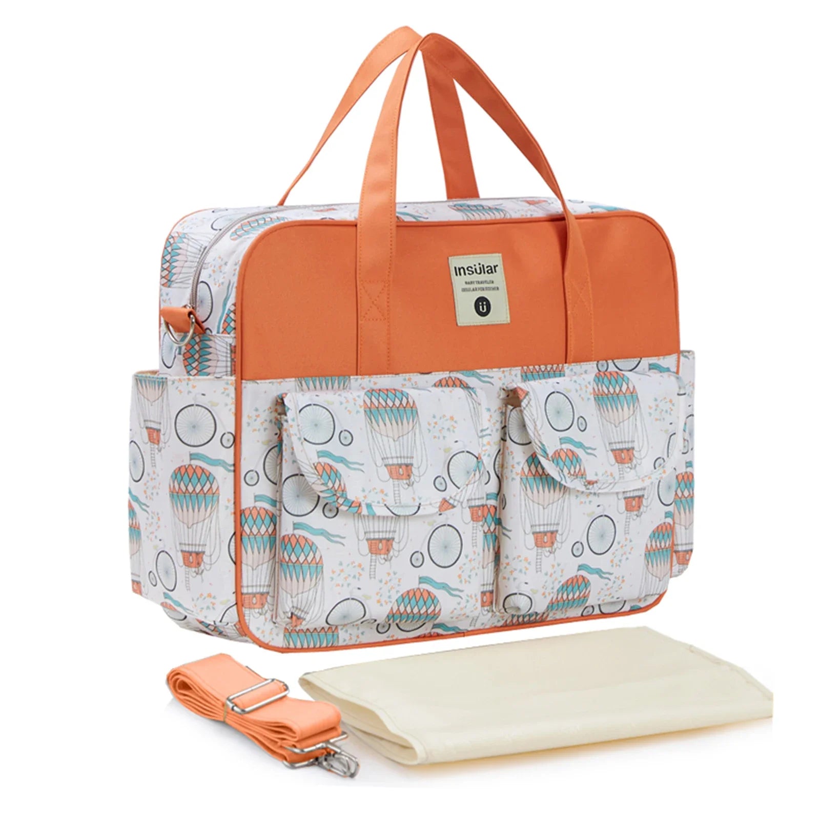 Insular Baby Diaper Bag: Fashion Nappy Stroller & Organizer Tote