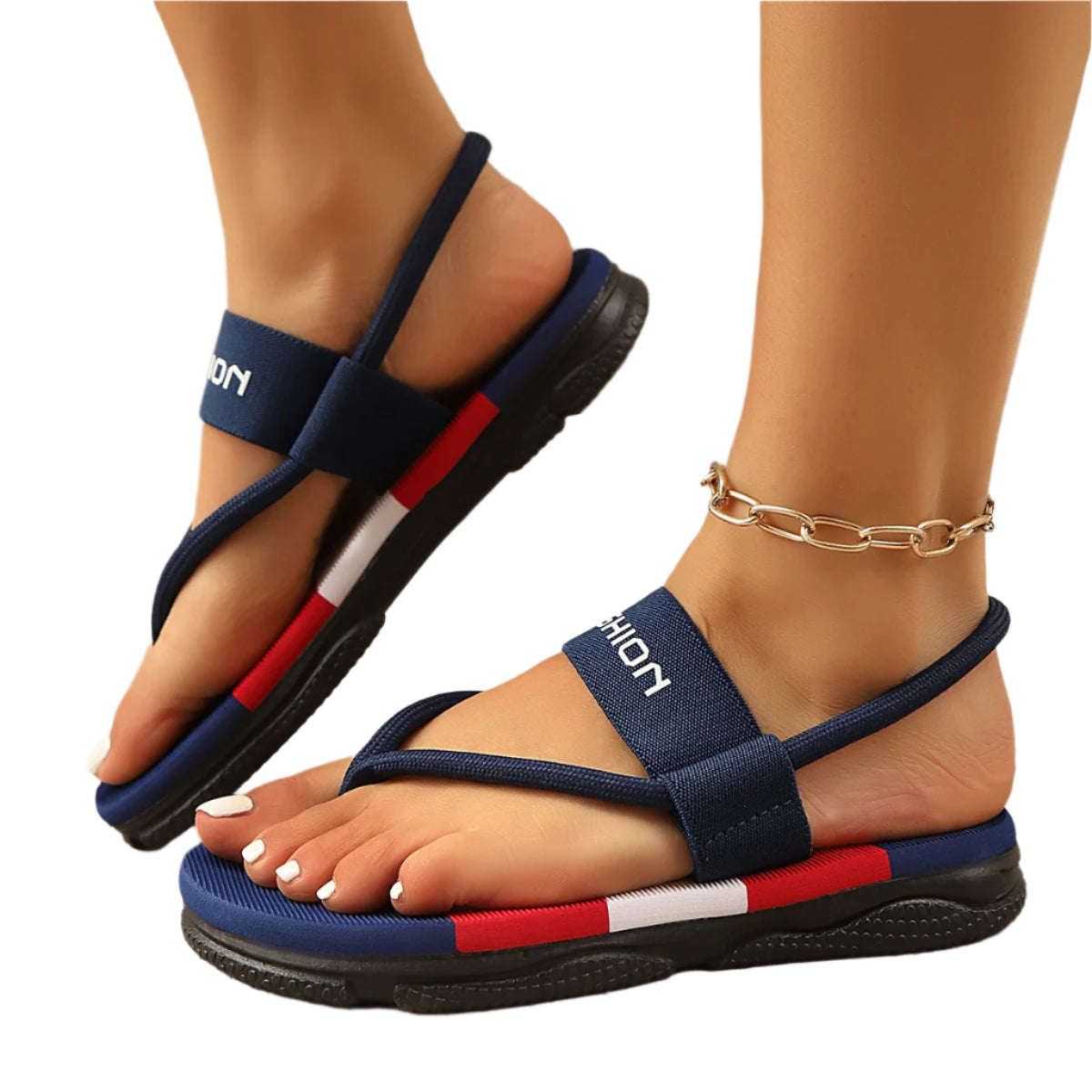 Unisex Beach Outdoor Sandals - Breathable Hemp Flip Flops Thicken